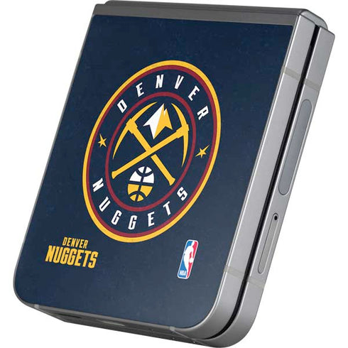 NBA Denver Nuggets Distressed Galaxy Z Flip6 Skin